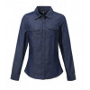 Premier Ladies Jeans Stitch Denim Shirt