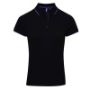PR619 Premier Ladies Contrast Cool. Polo
