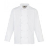 PR665 Premier Unisex L/S Stud Front Chef's Jacket