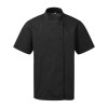 PR902 Premier CHEFS COOLCHECKER SHORT SLEEVE JACKET