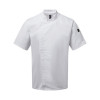 PR906 CL Premier CHEFS ZIP CLOSE SHORT SLEEVE JACKET        CLEARANCE