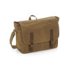 QD653 HERITAGE WAXED CANVAS MESSENGER