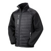 RS237M CL Result BLACK COMPASS PADDED SOFTSHELL        CLEARANCE