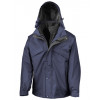 Result 3-in-1 Waterproof Zip and Clip Fleece Lined Jacket