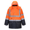 S426 - Hi-Vis Breathable 7-in-1 Contrast Traffic Jacket