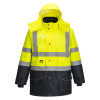 S426 - Hi-Vis Breathable 7-in-1 Contrast Traffic Jacket