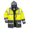 S466 - Portwest Hi-Vis Contrast Winter Traffic Jacket