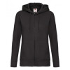 62118 Fruit of the Loom Ladies Zip Thru Hood Sweat Jacket