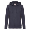 62118 Fruit of the Loom Ladies Zip Thru Hood Sweat Jacket