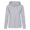62118 Fruit of the Loom Ladies Zip Thru Hood Sweat Jacket