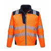 T402 PW3 Hi-Vis Softshell Jacket  Portwest
