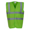 YK001 CL Yoko Hi-Vis Two Band & Braces Waistcoat        CLEARANCE