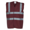 YK001 Yoko Hi-Vis Two Band Waistcoat