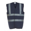 YK001 Yoko Hi-Vis Two Band Waistcoat
