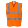 YK001 Yoko Hi-Vis Two Band Waistcoat