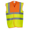 YK001 CL Yoko Hi-Vis Two Band & Braces Waistcoat        CLEARANCE