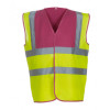 YK001 Yoko Hi-Vis Two Band Waistcoat