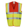 YK001 Yoko Hi-Vis Two Band Waistcoat