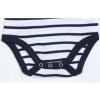 01401 SOL's MILES BABY Striped Bodysuit